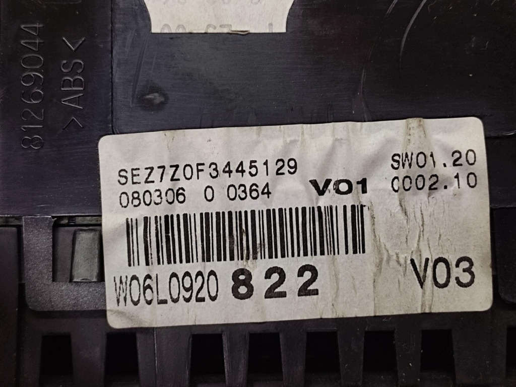 SEAT CORDOBA II 1.4 dials W06L0920822