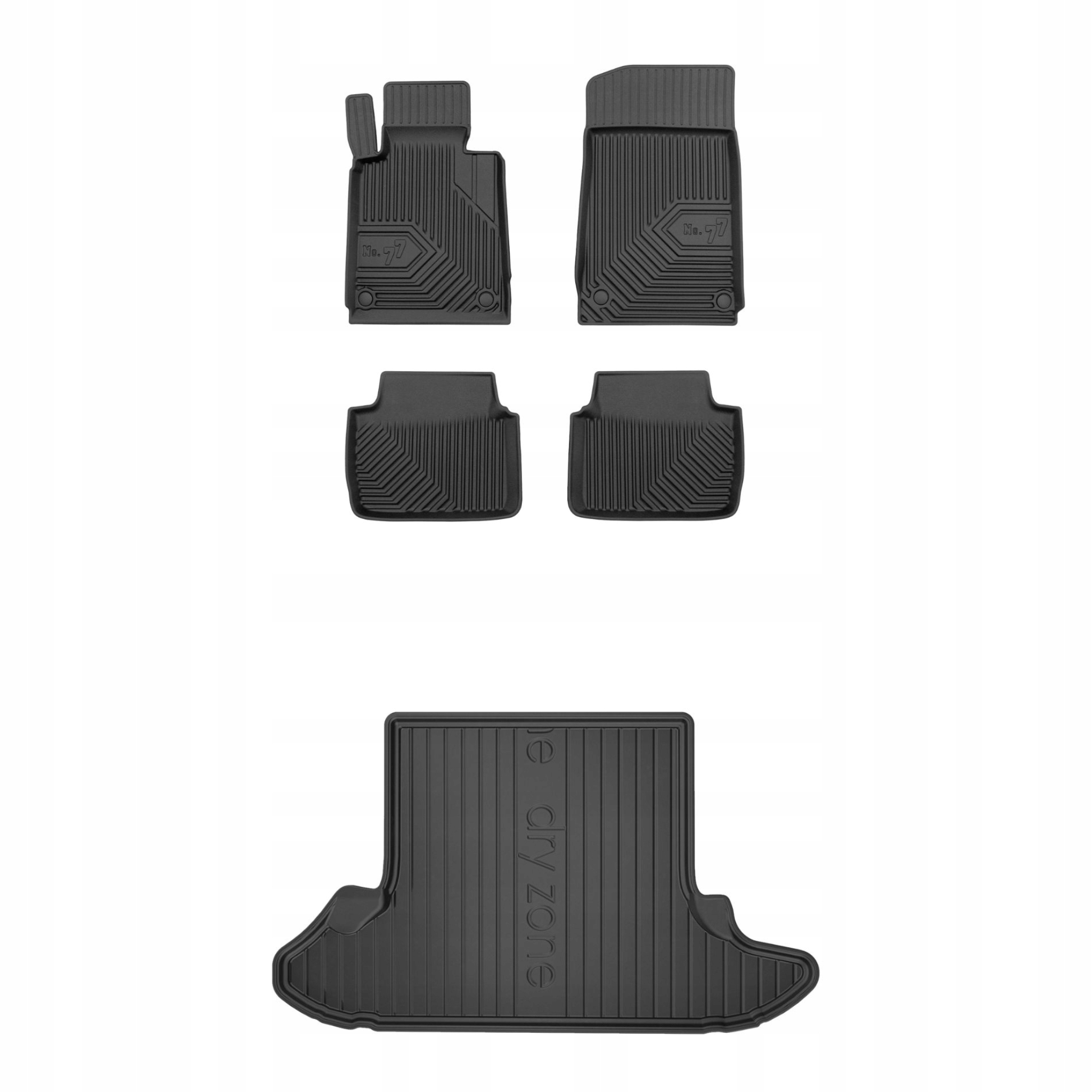 Sada gumových kobercov a rohoží pre Bmw 3 E46 1998-05