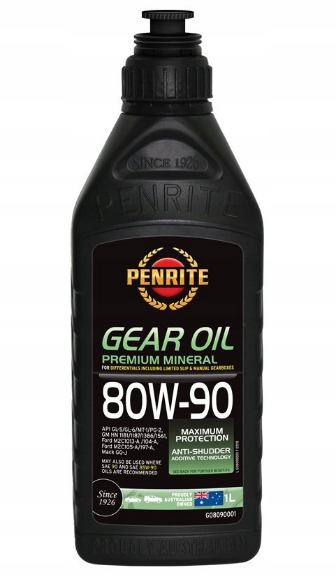 

Penrite Gear Oil 80W90 1L