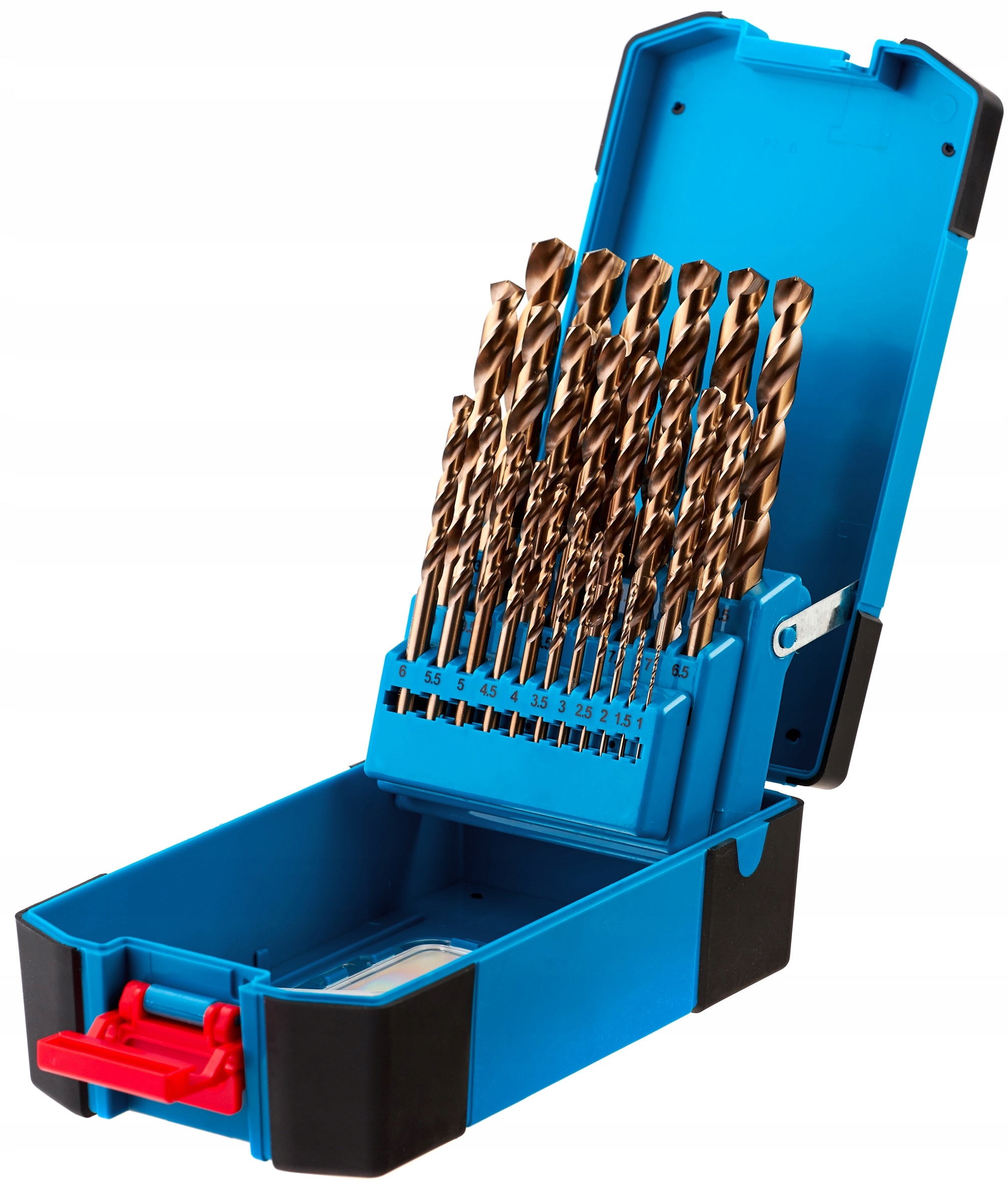 СВЕРЛА ПО МЕТАЛЛУ НАБОР КОБАЛЬТОВЫХ СВЕРЛ 25 ШТ 1-13 ММ ПРОФЕССИОНАЛЬНЫЕ