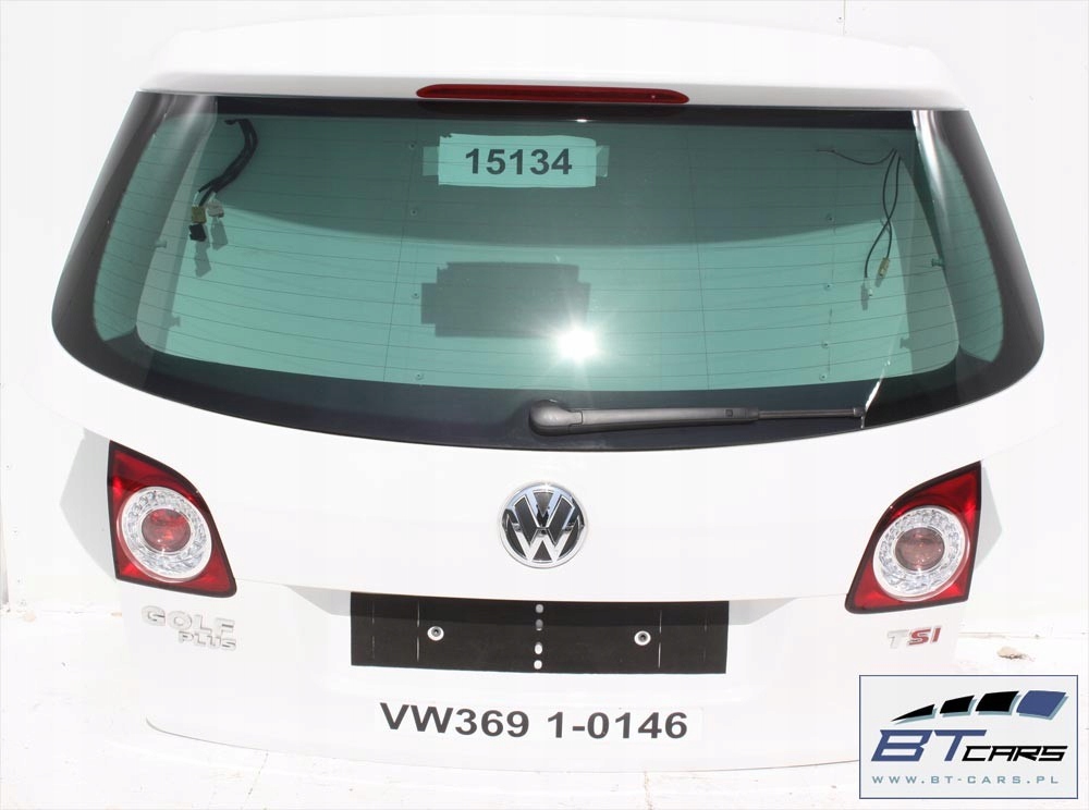 vw Golf 6 VI PLUS зад бампер задний + крышка багажника + фары 5M