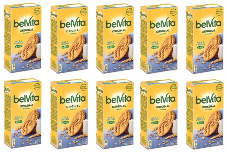 10x 300g Belvita Careals Milk ciastka Karton