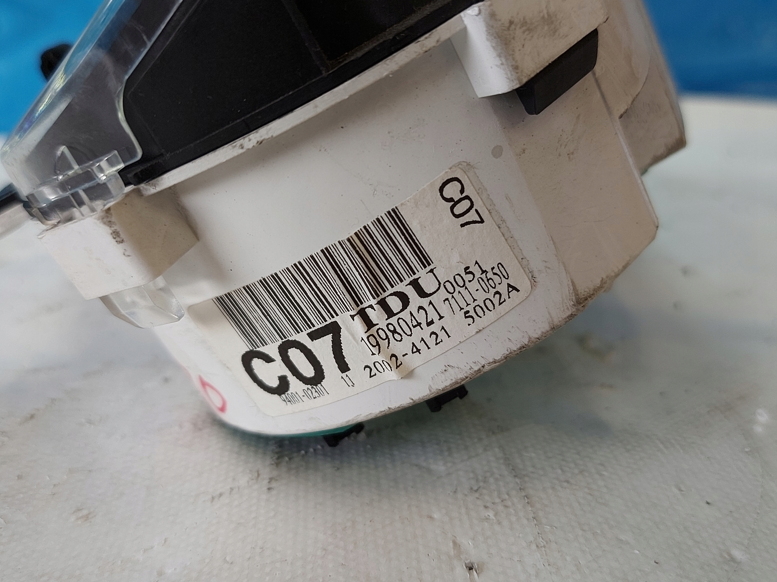 dials clock HYUNDAI ATOS 1.0 B 19980421