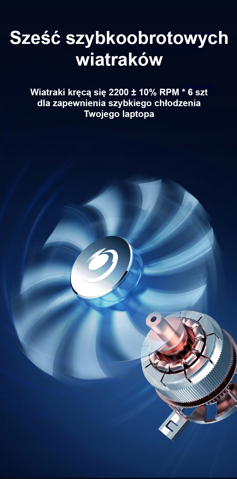 PODSTAWKA CHŁODZĄCA POD LAPTOP-A 12-16'' RGB LED Kod producenta M555083