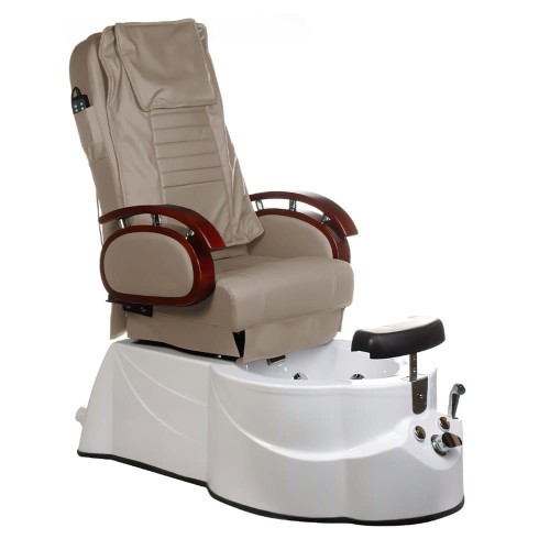 Křeslo na pedikúru s masáží BR-3820D Latte