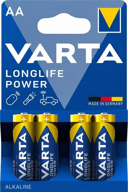 

Baterie Alkaliczne Varta Longlife Power Aa 4 Szt.