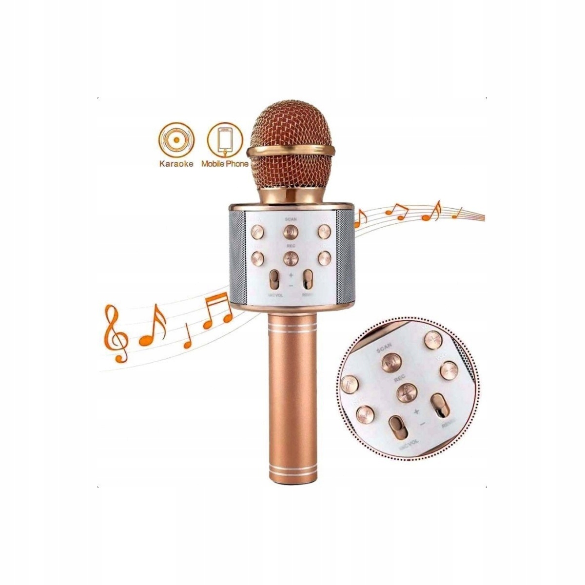 

112198 Mikrofon Z Nagrywaniem Usb Karaoke