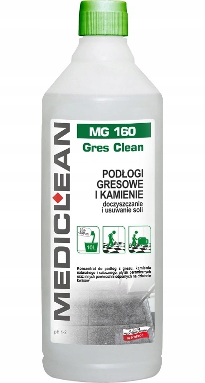 

MC 160 podłogi gresowe usuwanie soli 1L Mediclean