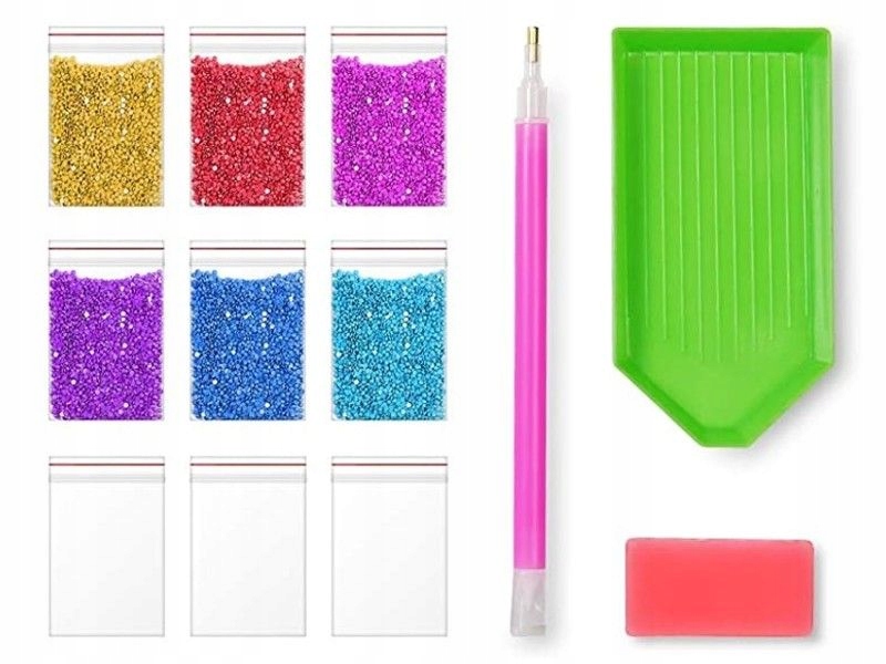 HAFT DIAMENTOWY OBRAZ MOZAIKA DIAMENTOWA WODOSPAD Marka ChRLD