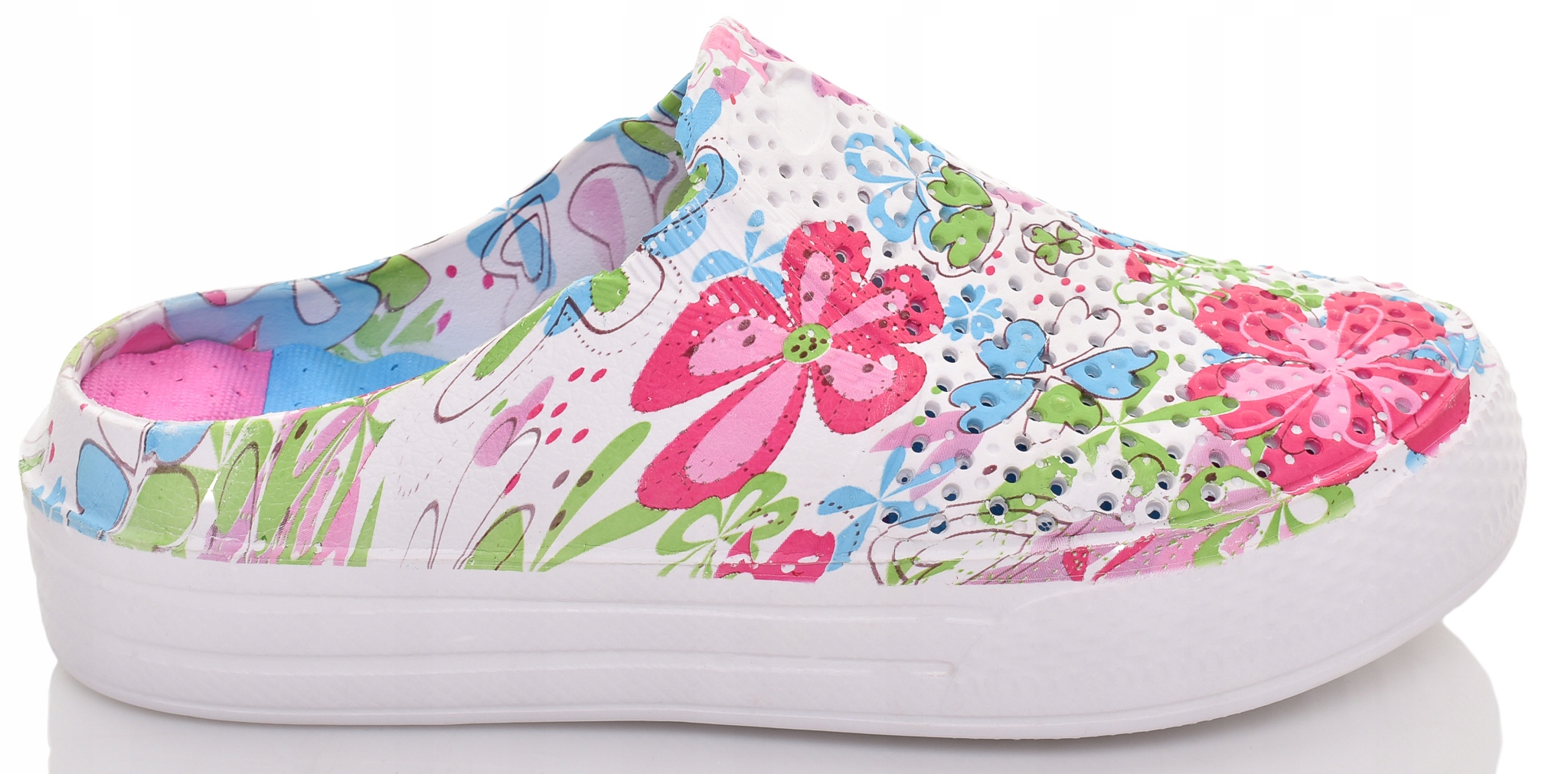 

Damskie Klapki Chodaki Kroksy Piankowe Floral