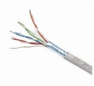 Kabel sieciowy Gembird FPC-5004E-SO/100C (f/ftp; 100m; kat. 5e; kolor szary