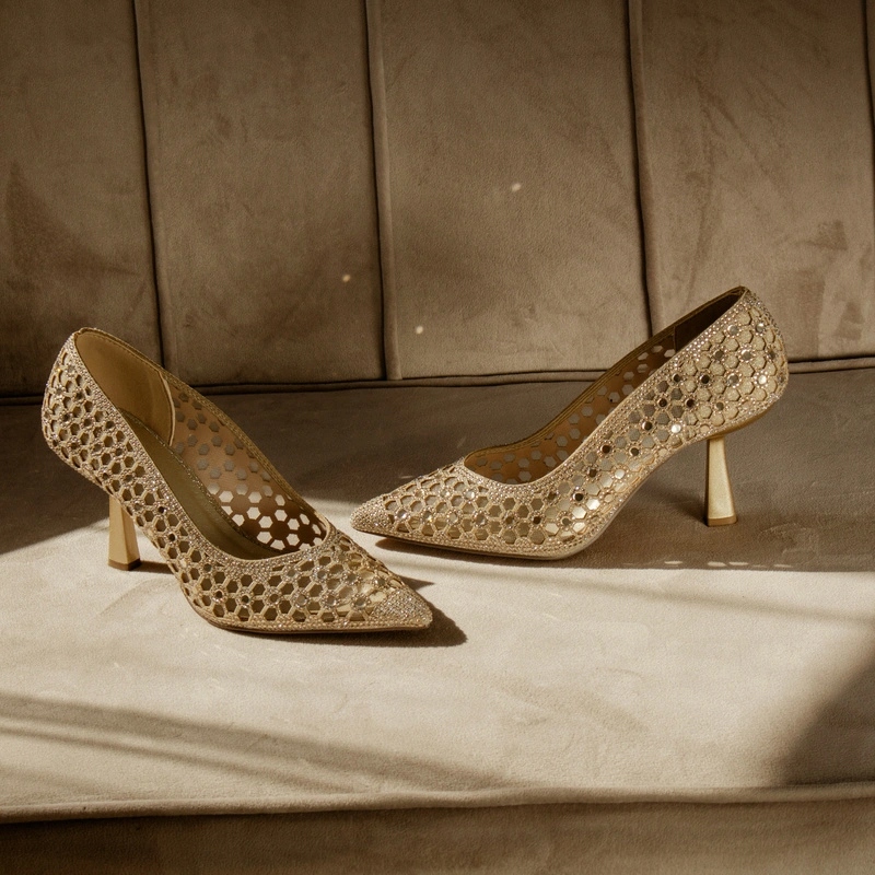 Špendlíky s krystaly Menbur AM73000 Zlaté 37