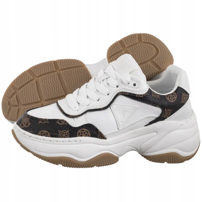 Dámské sportovní tenisky Guess Hapyy3 Flthpy FAL12 Whibr Bílé