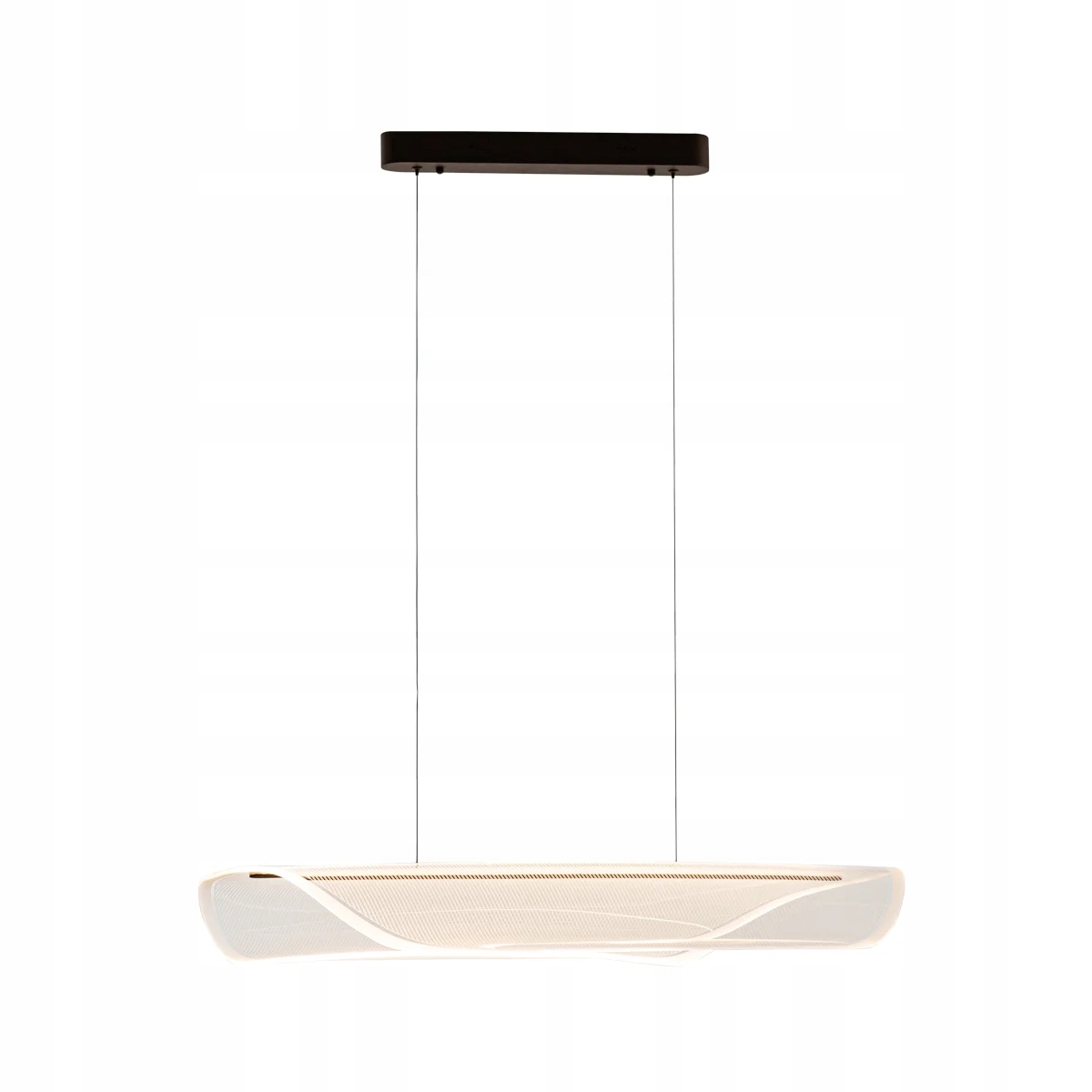 Závesná lampa nad stôl, priehľadná, teplá Led farba 32W Casel Italux