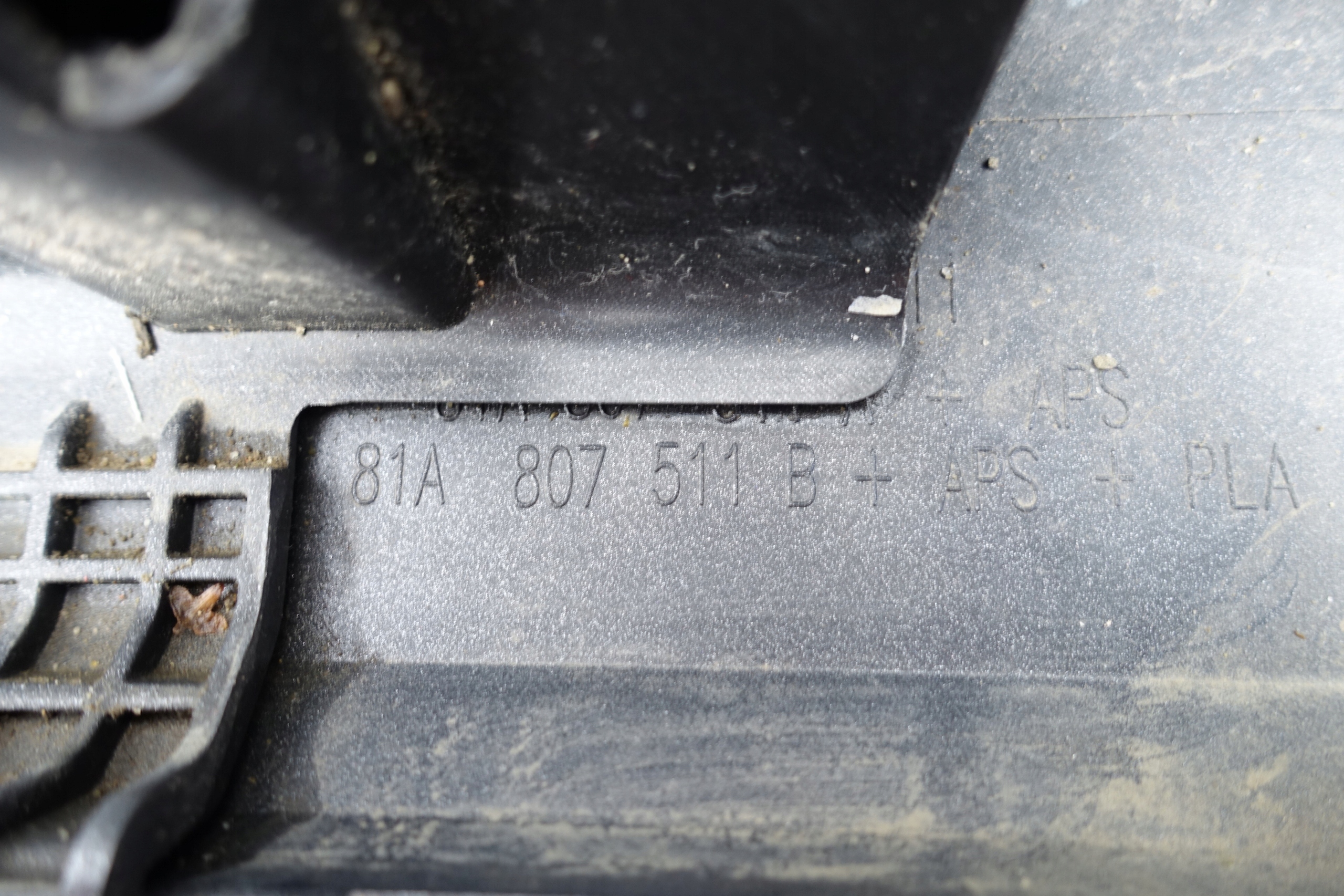 bumper rear part rear AUDI Q2 81A 81A807511B