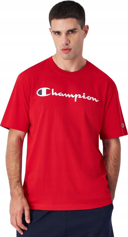 Tričko tričko Champion Ss Tee červené 220256 RS054 r S