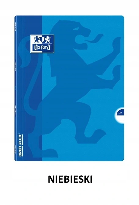 ZESZYT PP OPEN FLEX A5 60 K. LINIA MIX KOL OXFORD Format A5