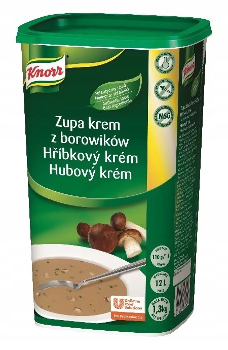 Levně 1x 1,3 kg Knorr Krémová polévka z hřibů