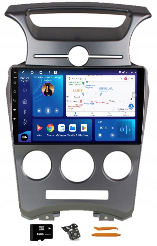 Rádio Android Navigácia Qled Carplay Lte 128GB Gps Dsp Kia Carens 3 06-12