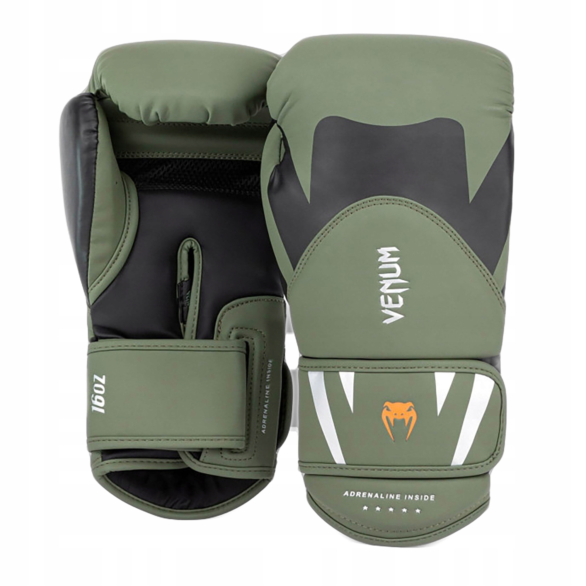 Rękawice bokserskie męskie Venum Challenger 4.0 black/khaki 8 oz