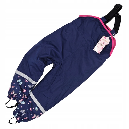 Spodnie przeciwdeszczowe z podszewką polar 128