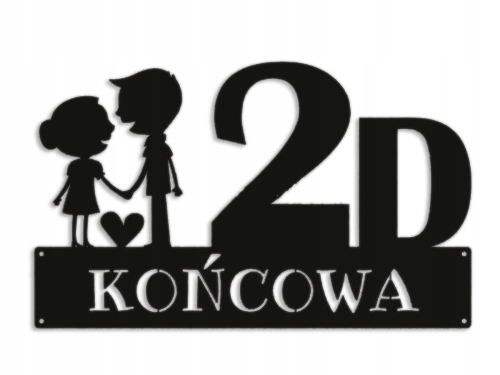 Číslo Na Dom 48 cm Tabuľa Adresa Ocel 2 mm Grafika 164