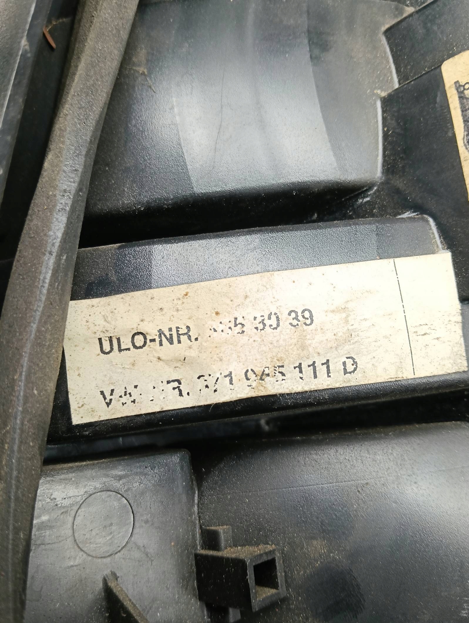 light rear left Volkswagen POLO 89r 867945257D