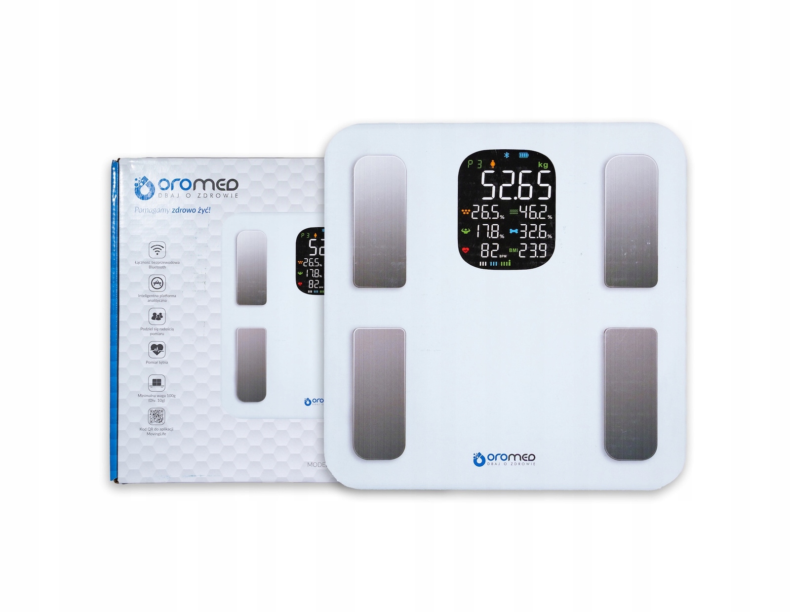 Inteligentní elektronická analytická váha Bluetooth 22v1 Analýza těla