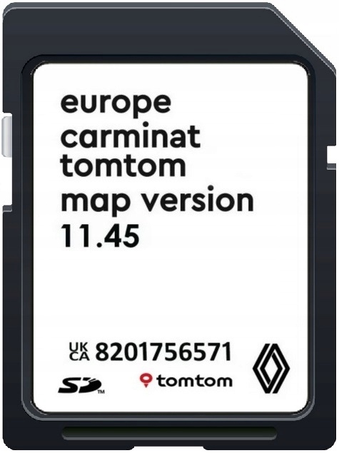 Mapa Renault Karta 11.45 Carminat Megane Clio Laguna Scenic 2026 Pl