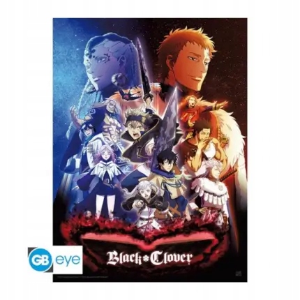 Plakat Black Clover "Group" (52x38)