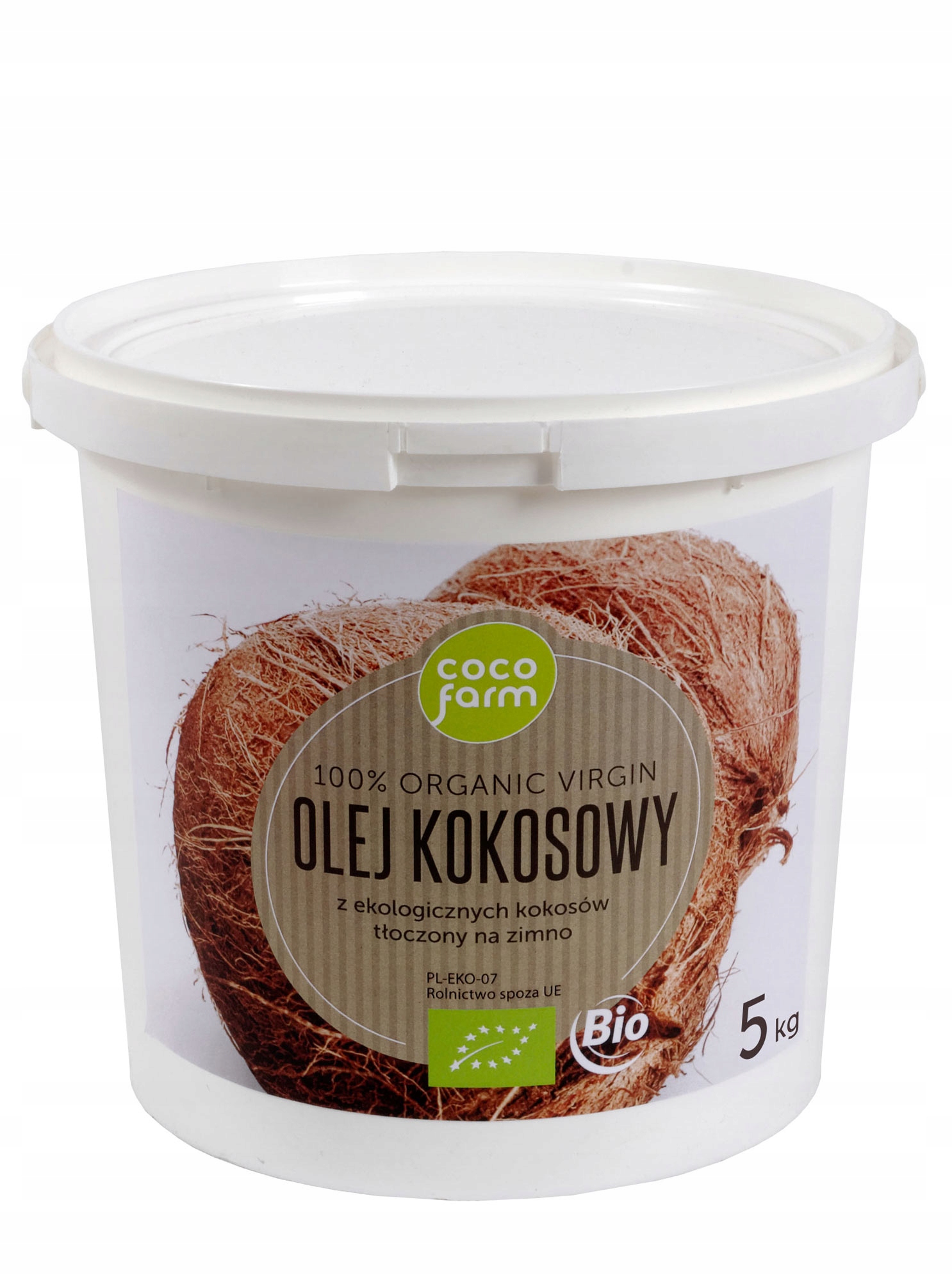 Olej kokosowy Organic Virgin 5kg Coco Farm