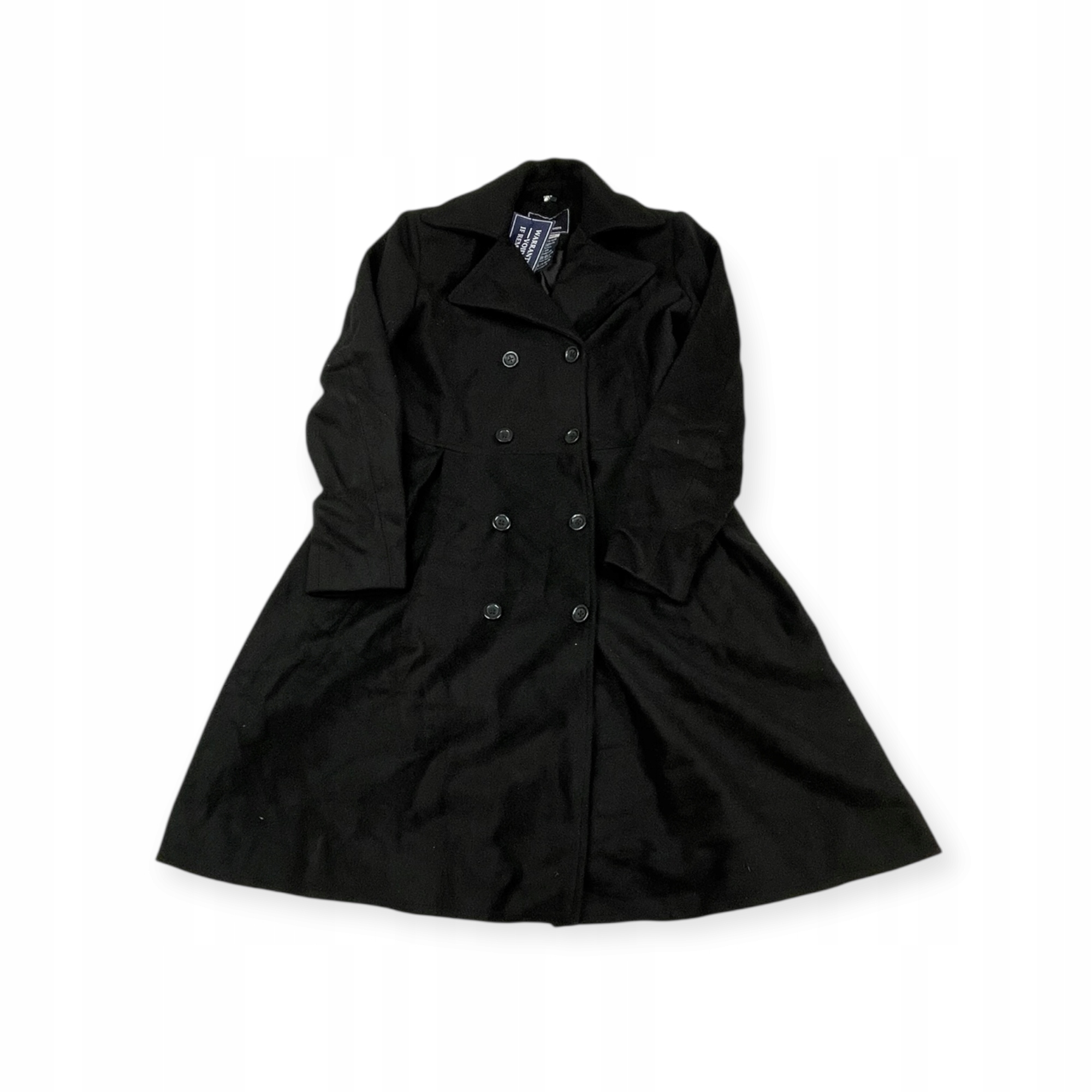 Dámský černý kabát The Wool Makers M