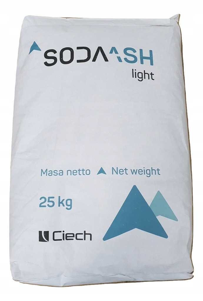 Soda lekka kalcynowana węglan sodu Ciech 25 kg