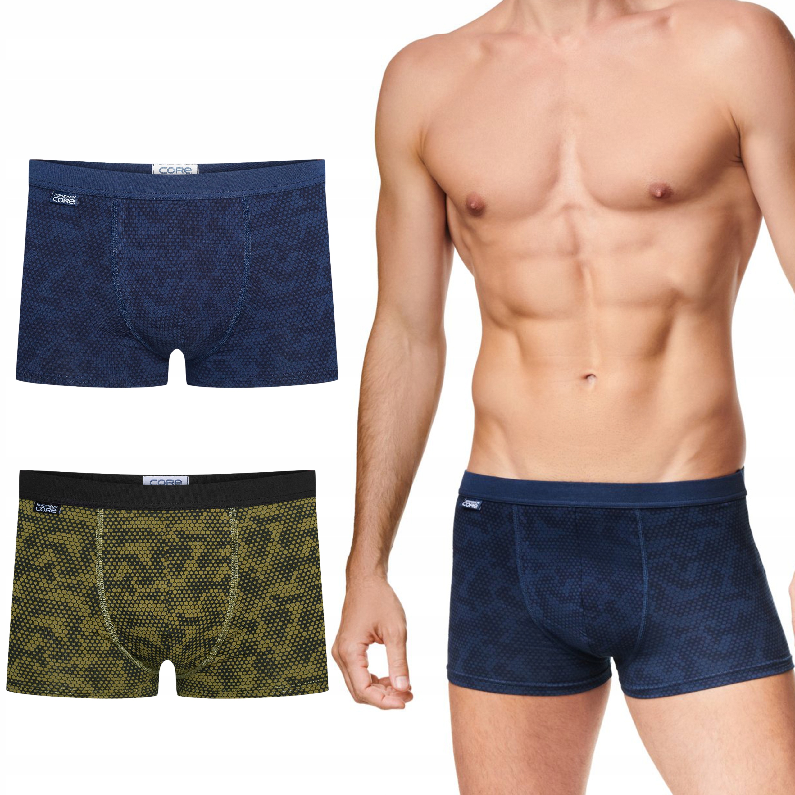 

Bokserki Henderson Core 39323-MLC Army 2-pak XXL