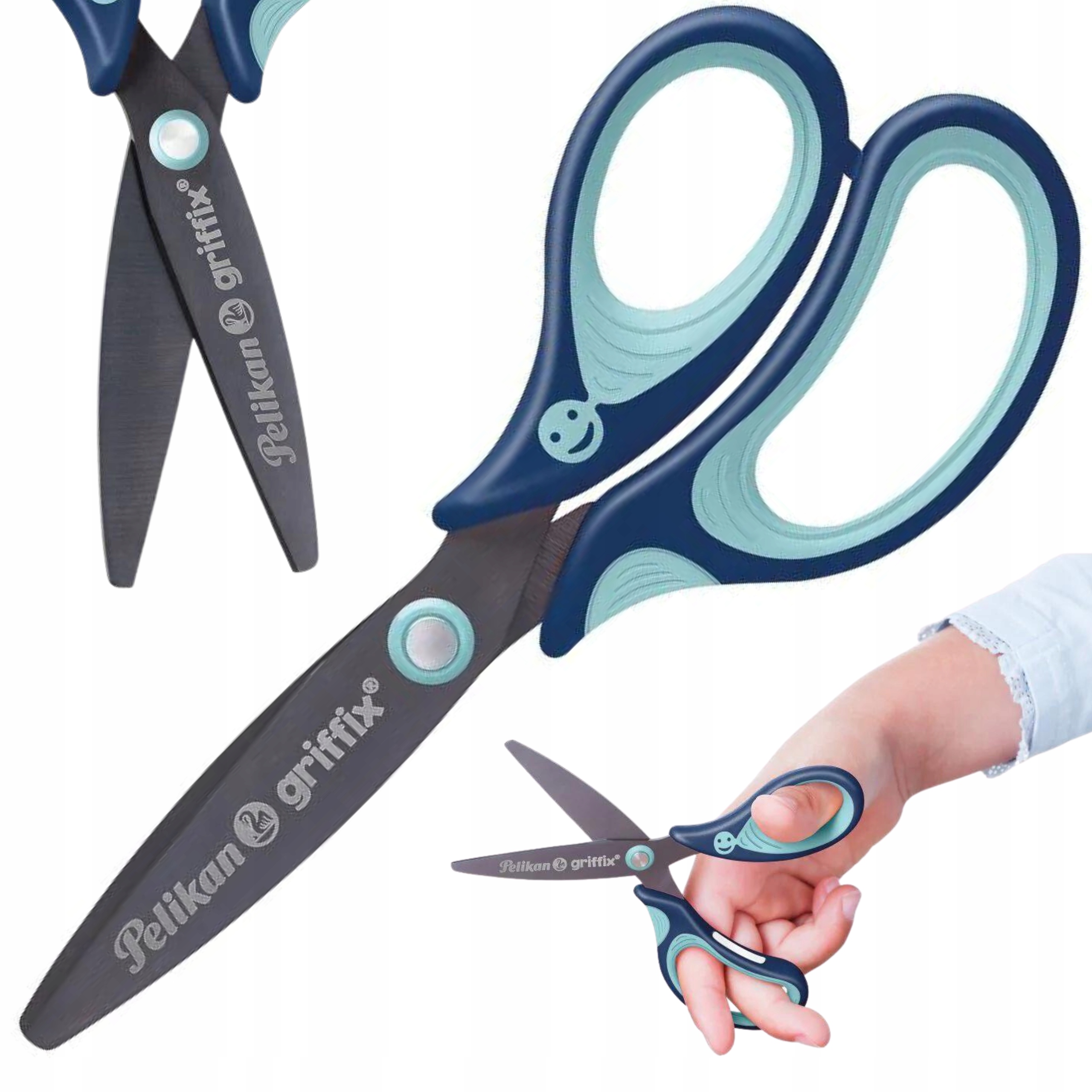 Nożyczki dla praworęcznych 15cm niebieskie EAN (GTIN) 4012700803504