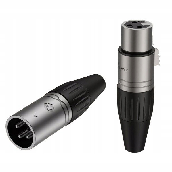 Roxtone XP3FM XLR 3-pin wtyk + gniazdo mikrofonowe na kabel