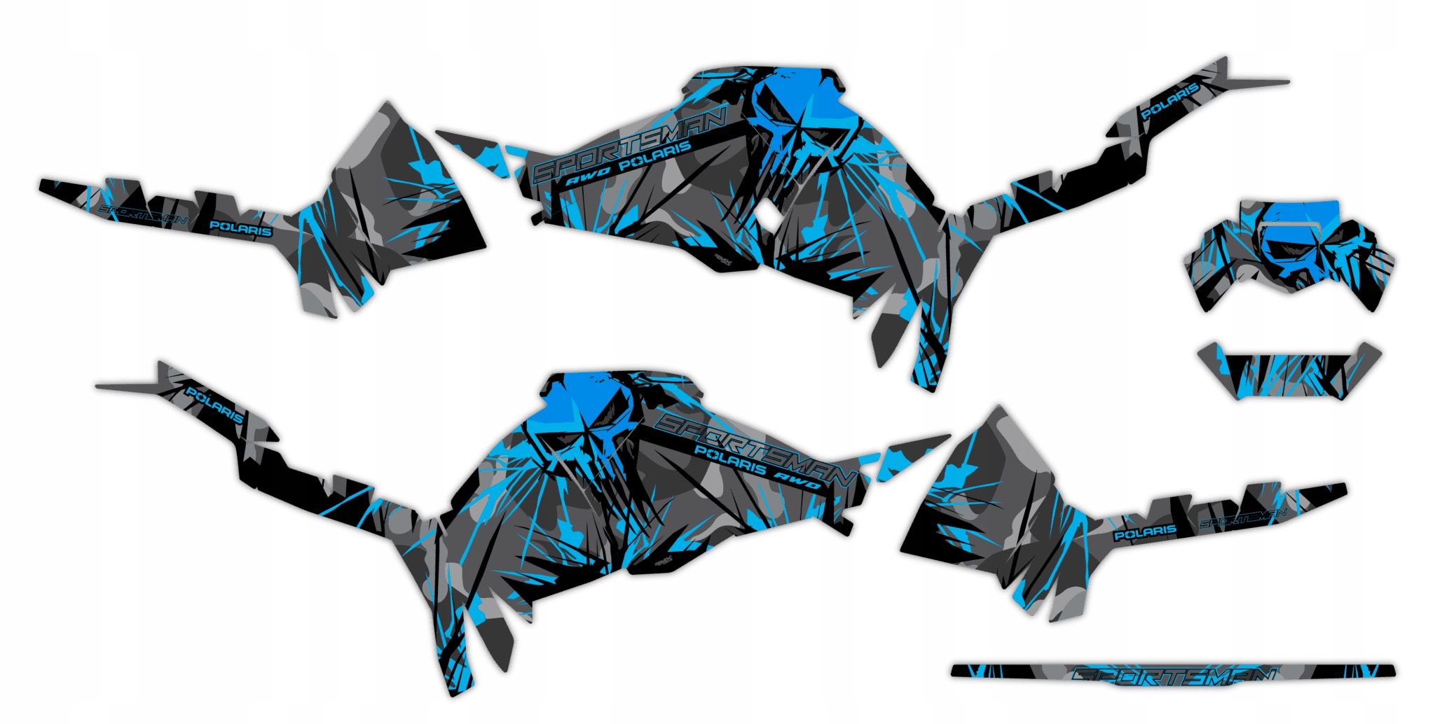 Dýha Samolepky Polaris Sportsman 570 2021+ #3551911