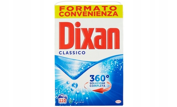 

Proszek do prania Dixan Classico 110 prań, 6,6 kg