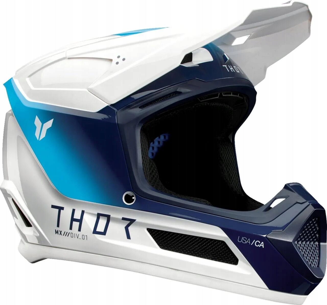 Juniorská prilba Thor Fleet Storm navy/white M