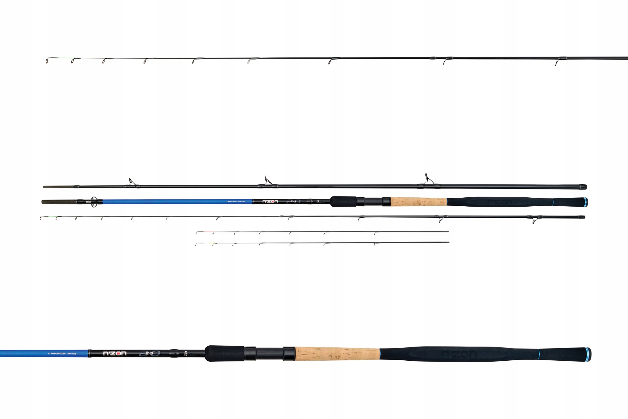 Rybářský Prut Daiwa N'zon 2.0 Power Feeder 366/- 180 g