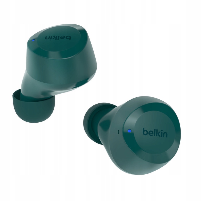 Bezdrátová sluchátka Belkin Soundform BoltTrue – tyrkysová