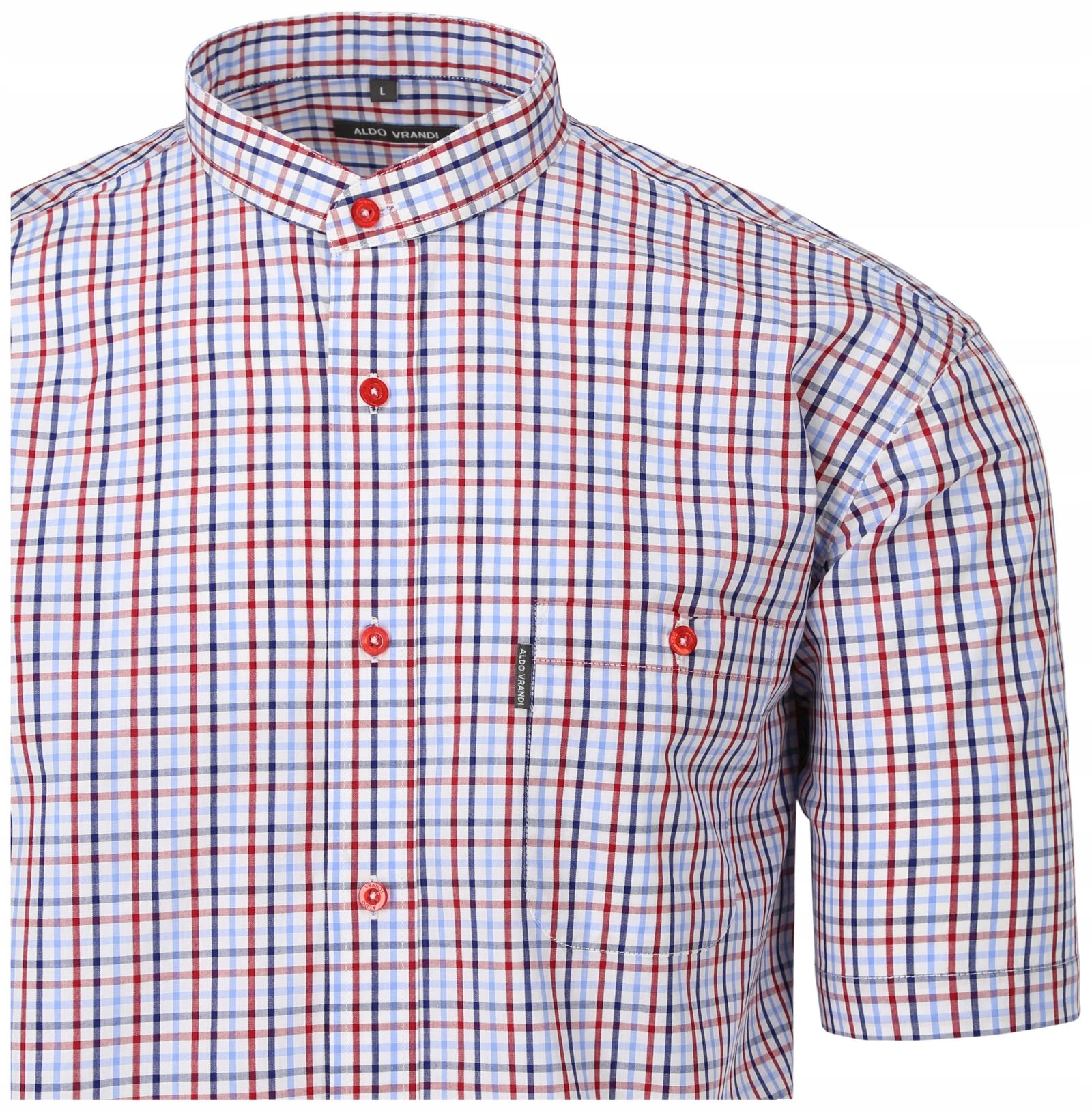 

stójka - koszula męska w kratkę_3XL/48_klatka_130