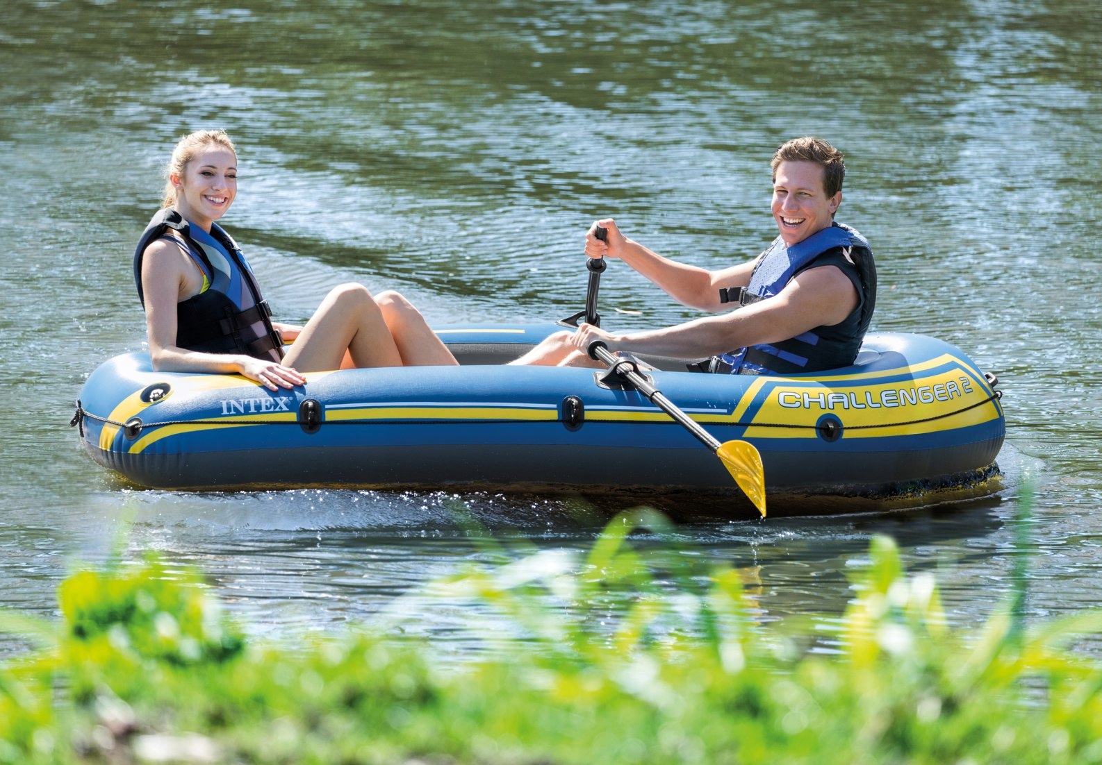 Wiosła do pontonu 2szt 122cm Jednopiórowe 59623 INTEX Marka Intex