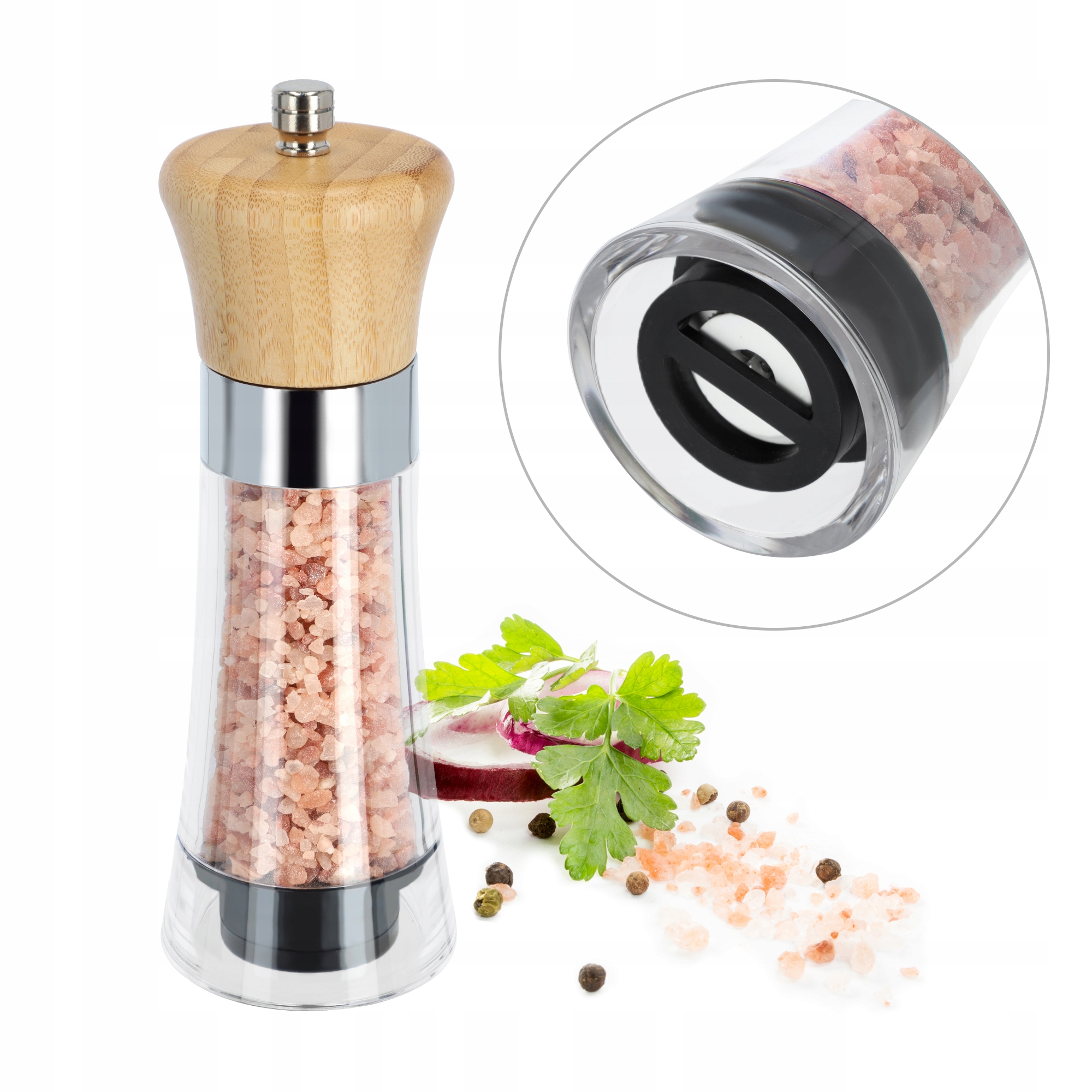 MŁYNEK DO PIEPRZU I SOLI PRZYPRAW RĘCZNY REGULACJA Marka Kadax