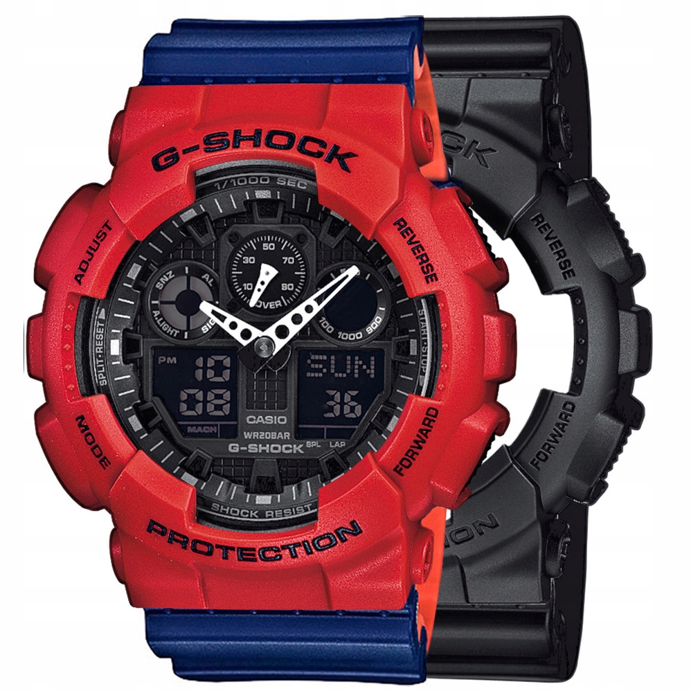 Hodinky Casio G-Shock Set GA-100-1A1ER Bezel 10395289 Řemínek 10527467