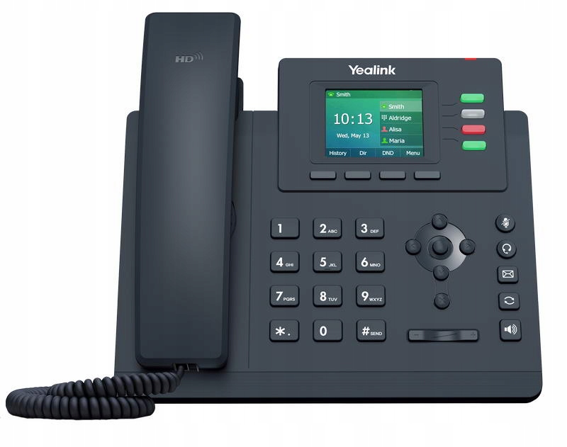 Yealink SIP-T33G Sip telefón, PoE, 2, 4" 320x240 farebný LCD, 4 x Sip úč.…
