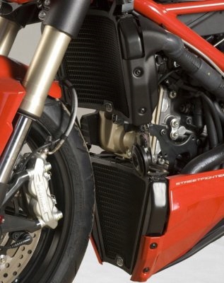 Kryt Chladiča Rg Racing Ducati 848 12-15 Streetfighter Čierny