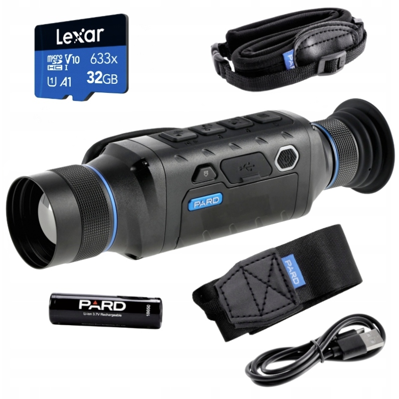 Monokulární termovizní kamera Pard Leopard 480 25 mm LE4-25 sada