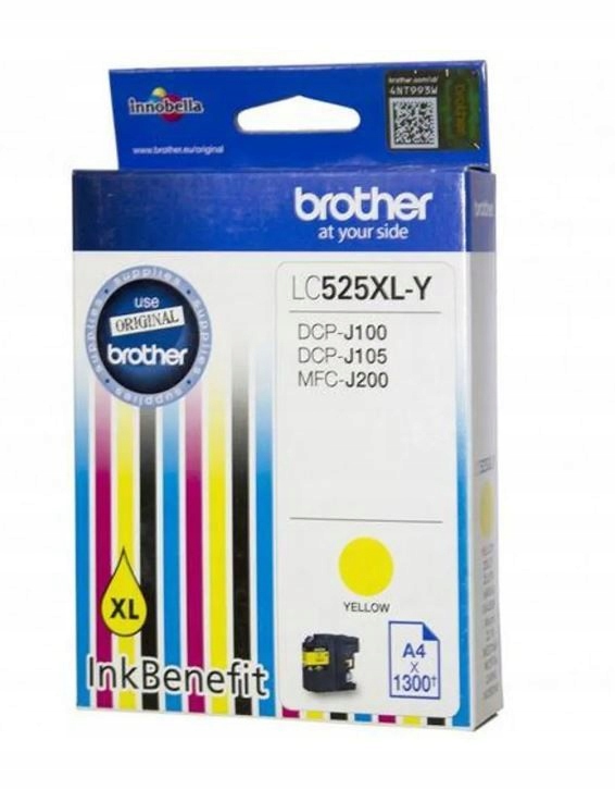 Atrament Brother LC525XLY yellow