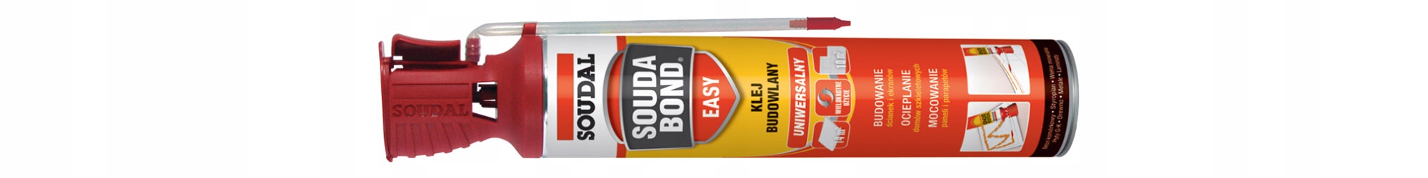 PIANOKLEJ DO STYROPIANU UNIWERSALNY KLEJ BUDOWLANY SOUDABOND SOUDAL 750ml Kod producenta 121101